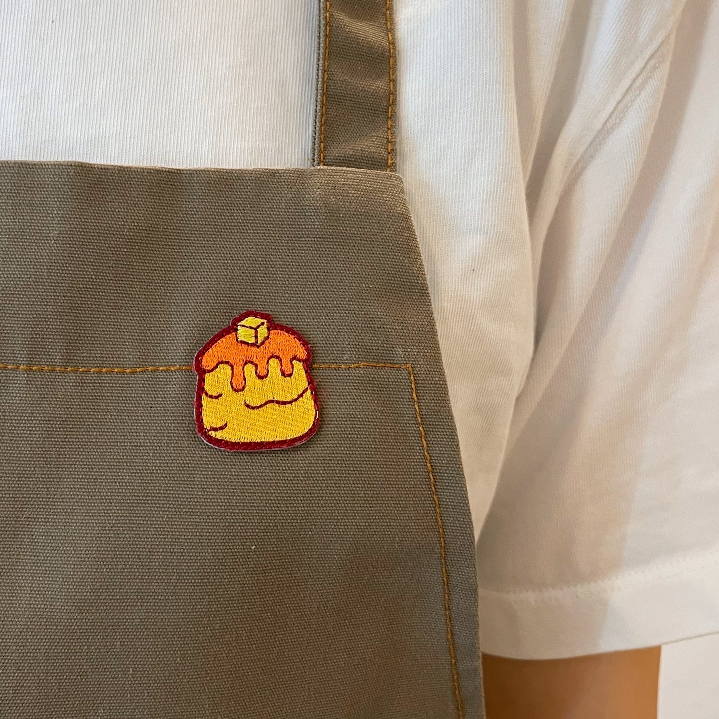Butter Caramel Embroidered Patch