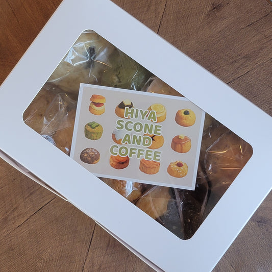 Assorted box of 8 Frozen Scones